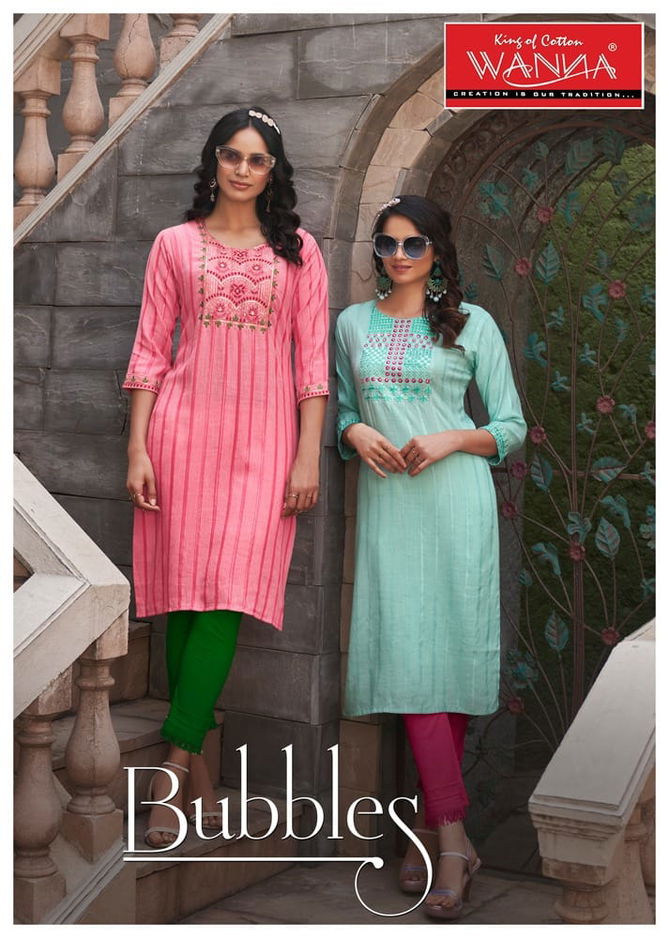 Bubbles By Wanna Fancy Designer Kurtis Catalog